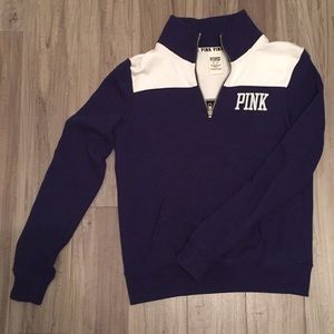 Half zip hoodie by PINK